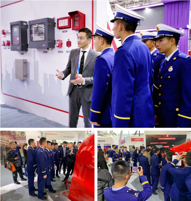 <a href=http://www.lidafw.com target=_blank class=infotextkey>利達(dá)</a>LD8000系列森林滅火電磁炮驚艷亮相2019北京國際消防展-黑科技震撼全場(chǎng)